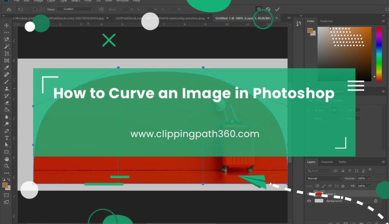 How to Curve an Image in Photoshop