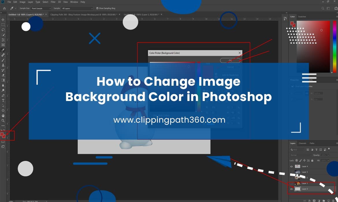 How to Change Image Background Color in Photoshop Featured Image