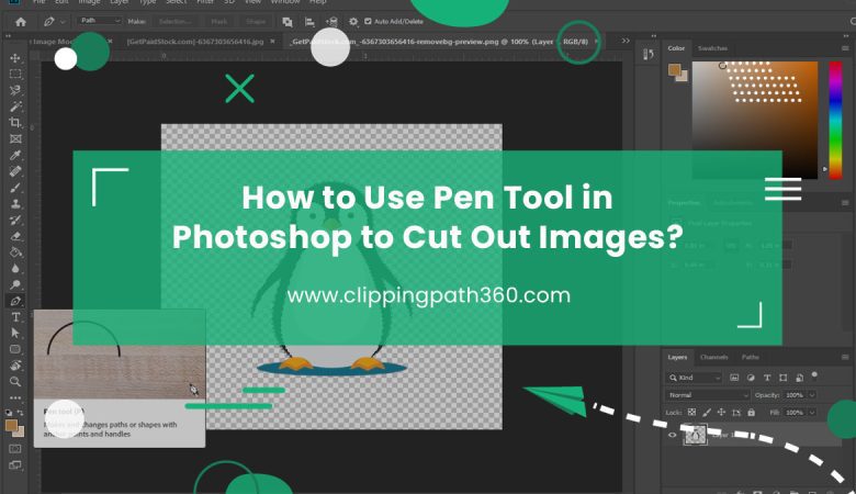 How to Use Pen Tool in Photoshop to Cut Out Images?