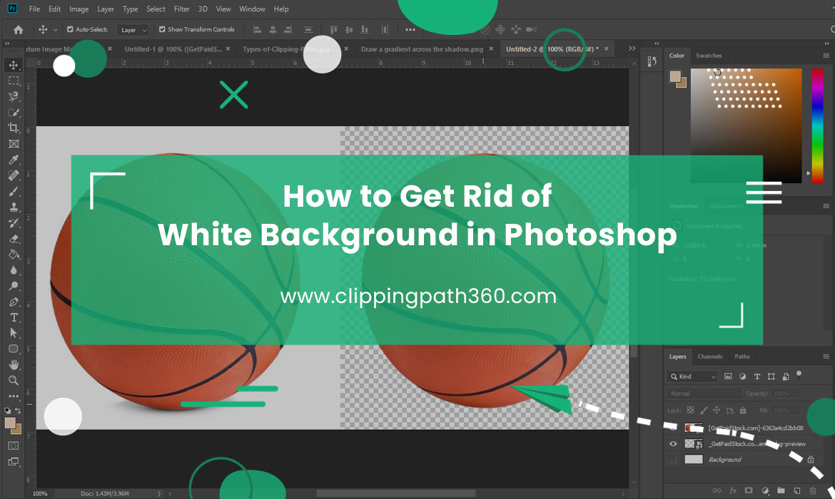 How to Get Rid of White Background in Photoshop Featured Image