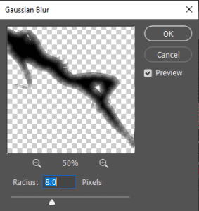 Select Gaussian filer once again
