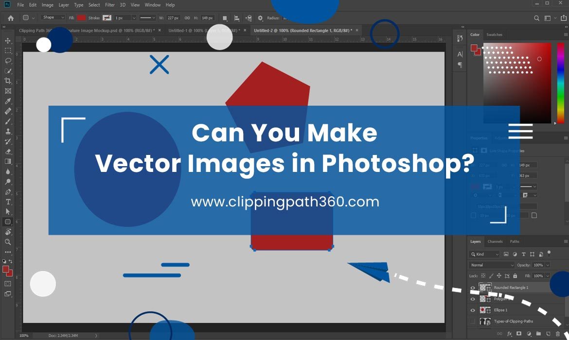 Make Vector Images in Photoshop