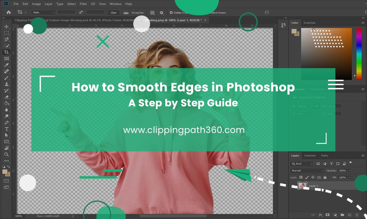 How to Smooth Edges in Photoshop Featured Image