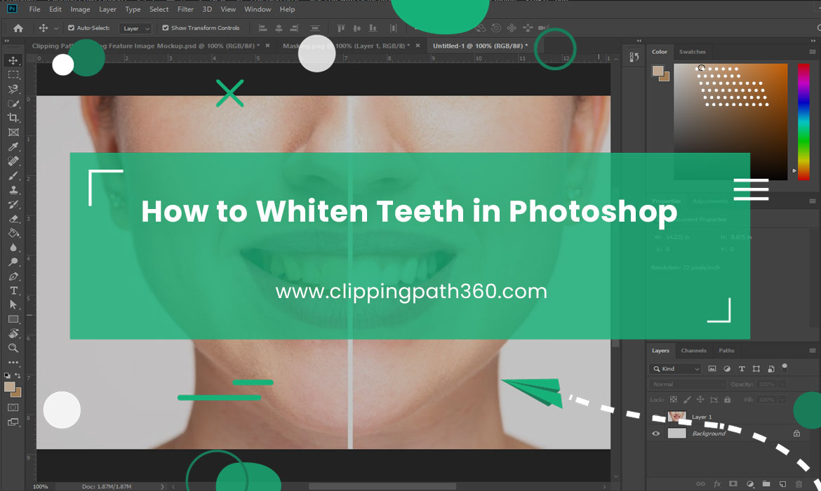 How to Whiten Teeth in Photoshop Featured Image