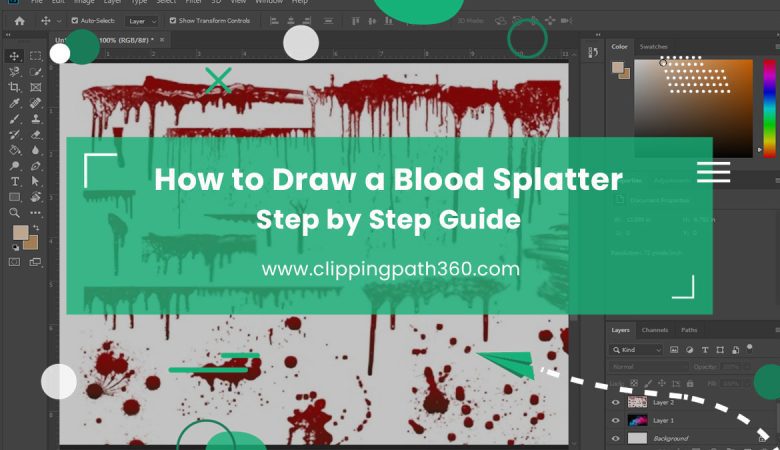 How to Draw a Blood Splatter: Step by Step Guide