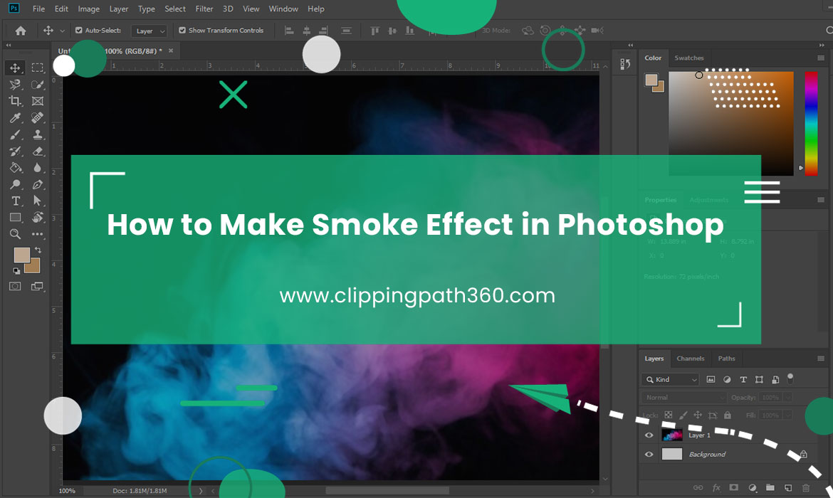 How to Make Smoke Effect in Photoshop Featured Image