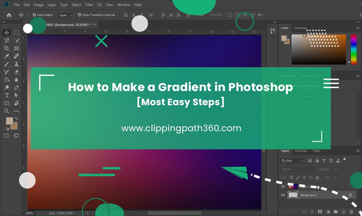 How to Make a Gradient in Photoshop Featured Image