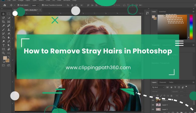 How to Remove Stray Hairs in Photoshop