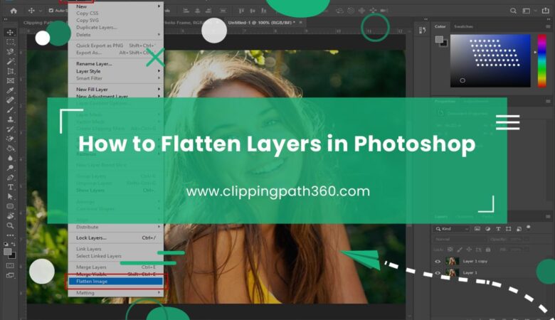 How to Flatten Layers in Photoshop