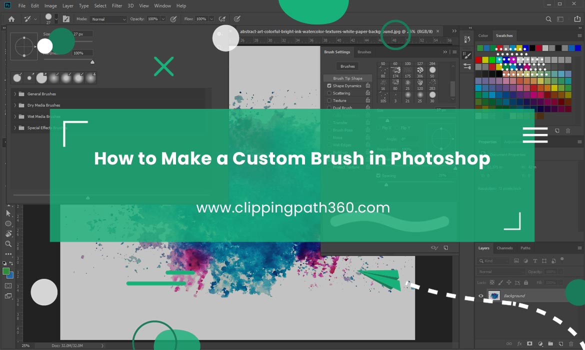 How to Make a Custom Brush in Photoshop Featured Image